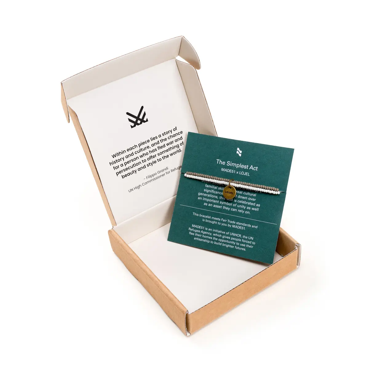 The Simplest Act - With Refugees Bracelet | LOJEL(ロジェール