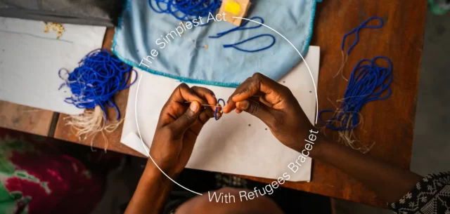 The Simplest Act - With Refugees Bracelet | LOJEL(ロジェール