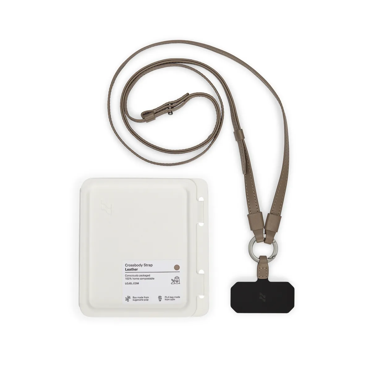 Iloj - Crossbody Strap - Leather | LOJEL Singapore